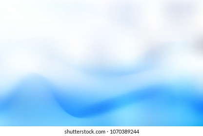 Light BLUE vector background with bent ribbons. Shining crooked illustration in marble style. Marble style for your business design.