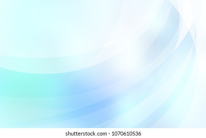 Light BLUE vector background with bent ribbons. Creative geometric illustration in marble style with gradient. New composition for your brand book.