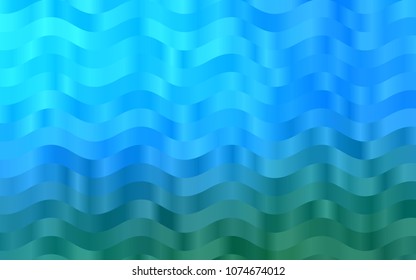 Light BLUE vector background with bent lines. Colorful illustration in abstract marble style with gradient. Marble style for your business design.