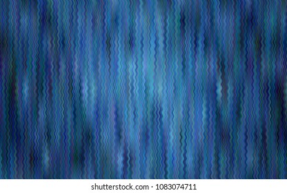 Light BLUE vector background with bent ribbons. Creative geometric illustration in marble style with gradient. The elegant pattern for brand book.