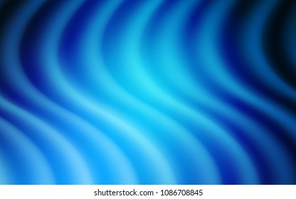Light BLUE vector background with bent lines. A completely new color illustration in marble style. New composition for your brand book.