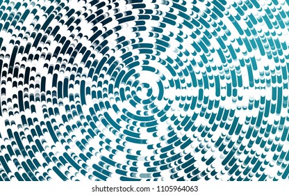 Light BLUE vector background with bent ribbons. Shining illustration, which consist of blurred lines, circles. Marble style for your business design.