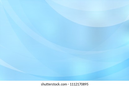 Light BLUE vector background with bent lines. Shining crooked illustration in marble style. A completely new template for your business design.