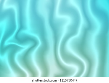 Light BLUE vector background with bent lines. A completely new color illustration in marble style. Brand new design for your ads, poster, banner.