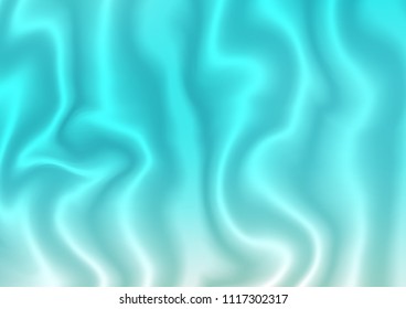 Light BLUE vector background with bent lines. Shining crooked illustration in marble style. A new texture for your  ad, booklets, leaflets.