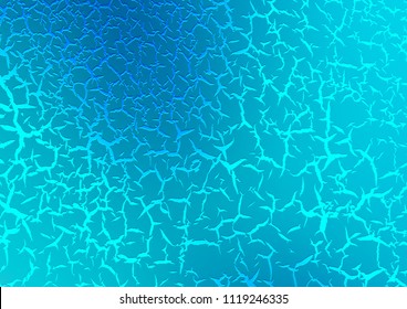 Light BLUE vector background with bent lines. A completely new color illustration in marble style. A completely new marble design for your business.
