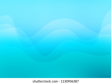 Light BLUE vector background with bent ribbons. Creative geometric illustration in marble style with gradient. A completely new marble design for your business.