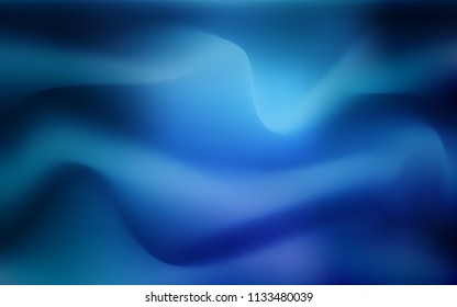 Light BLUE vector background with bent lines. Glitter abstract illustration with wry lines. New composition for your brand book.