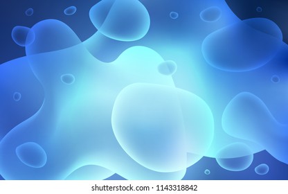 Light BLUE vector background with bent ribbons. A completely new color illustration in memphis style. The best blurred design for your business.