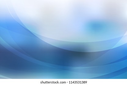 Light BLUE vector background with bent ribbons. An elegant bright illustration with gradient. Marble design for your web site.