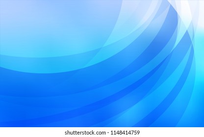Light BLUE vector background with bent lines. Geometric illustration in marble style with gradient.  Marble style for your business design.
