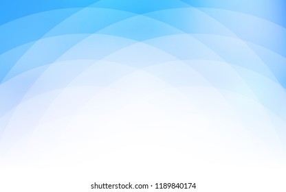 Light BLUE vector background with bent lines. Colorful abstract illustration with gradient lines. The best blurred design for your business.