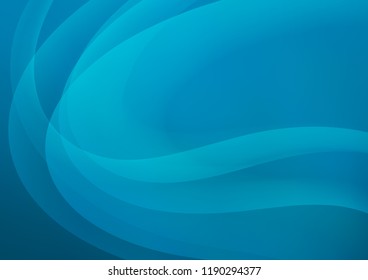 Light BLUE vector background with bent lines. Creative geometric illustration in marble style with gradient. Marble design for your web site.
