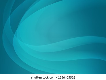 Light BLUE vector background with bent ribbons. Creative geometric illustration in marble style with gradient. A new texture for your  ad, booklets, leaflets.