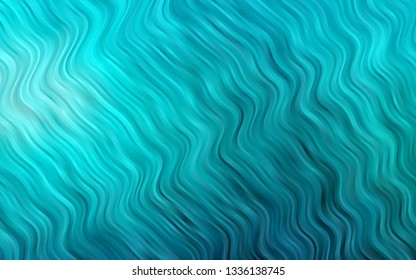 Light BLUE vector background with bent ribbons. Creative geometric illustration in marble style with gradient. A completely new marble design for your business.