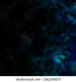 Light BLUE vector background with bent lines. Colorful illustration, which consists of curves. Template for your UI design.