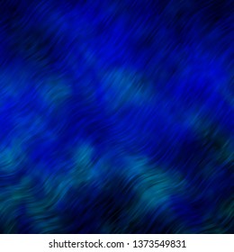 Light BLUE vector background with bent lines. Colorful illustration with curved lines. Pattern for ads, commercials.
