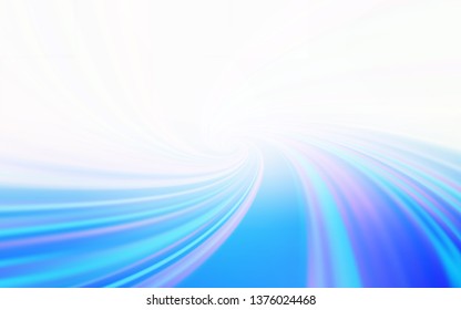 Light BLUE vector background with bent lines. Brand new colorful illustration in simple style. Abstract design for your web site.