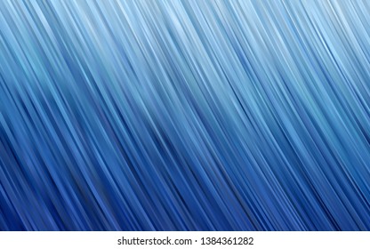 Light BLUE vector background with bent ribbons. Glitter abstract illustration with wry lines. Marble style for your business design.