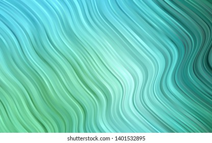 Light BLUE vector background with bent ribbons. Brand new colored illustration in marble style with gradient. The best blurred design for your business.