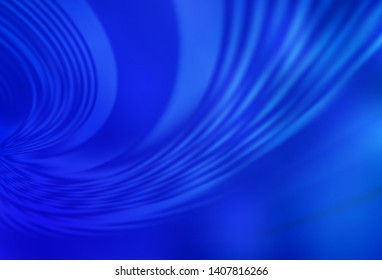 Light BLUE vector background with bent lines. Colorful illustration in simple style with gradient. A completely new design for your business.