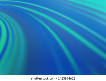 Light BLUE vector background with bent ribbons. An elegant bright illustration with gradient. Marble design for your web site.