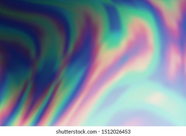 Light BLUE vector background with bent ribbons. An elegant bright illustration with gradient. The template for cell phone backgrounds.