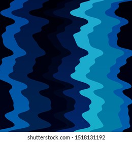 Light BLUE vector background with bent lines. Abstract gradient illustration with wry lines. Pattern for websites, landing pages.