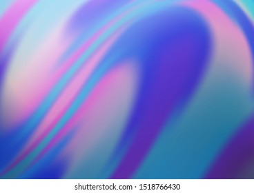 Light BLUE vector background with bent lines. Glitter abstract illustration with wry lines. A completely new marble design for your business.