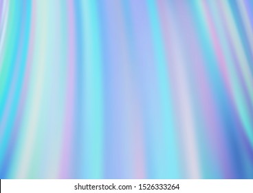 Light BLUE vector background with bent lines. Blurred geometric sample with gradient bubbles.  Textured wave pattern for backgrounds.