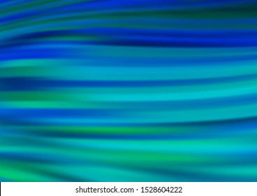 Light BLUE vector background with bent lines. Creative geometric illustration in marble style with gradient. Textured wave pattern for backgrounds.