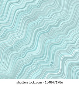 Light BLUE vector background with bent lines. Abstract illustration with bandy gradient lines. Best design for your posters, banners.