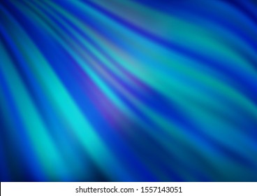 Light BLUE vector background with bent lines. A completely new color illustration in marble style. Textured wave pattern for backgrounds.