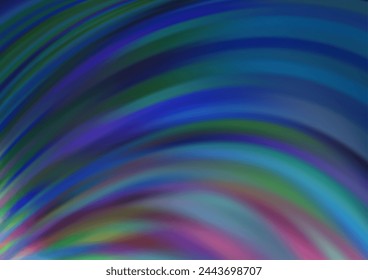 Light BLUE vector background with bent lines. A completely new color illustration in marble style. A completely new marble design for your business.