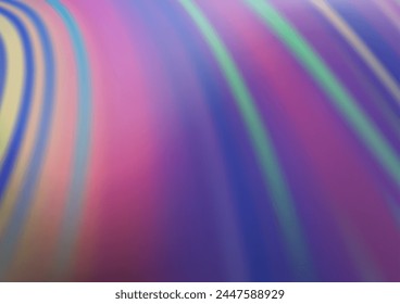 Light BLUE vector background with bent lines. An elegant bright illustration with gradient. The best blurred design for your business.