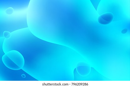 Light BLUE vector background with bent lines. Modern gradient abstract illustration with bandy lines. The elegant pattern for brand book.