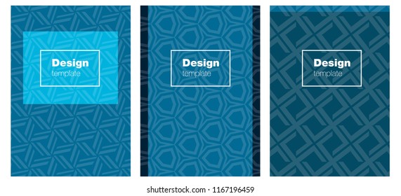 Light BLUE vector background for books. Abstract booklet on colored background with gradient. Completely new template books.