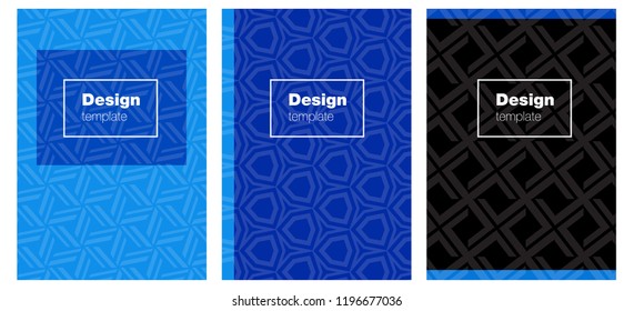 Light BLUE vector background for books. Beautiful colorful sample in abstract style. New design for cover of books.