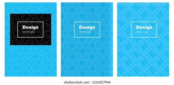 Light BLUE vector background for books. Blurred decorative design in abstract style with textbox. Template for magazines, jurnals.