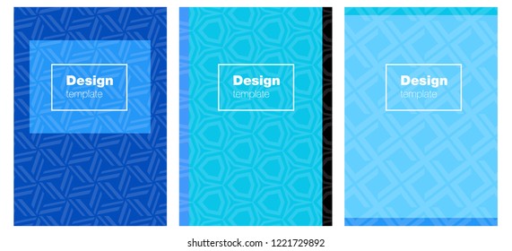 Light BLUE vector background for books. Modern abstract design concept with colorful gradient. Pattern notebooks, journals.