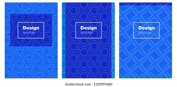Light BLUE vector background for books. Booklet with textbox on colorful abstract background. New design for cover of books.