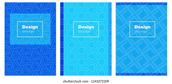 Light BLUE vector background for books. Blurred decorative design in abstract style with textbox. Design for cover of books, notepads.