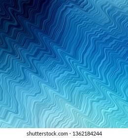 Light BLUE vector background with bows. Illustration in halftone style with gradient curves. Design for your business promotion.