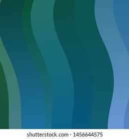 Light BLUE vector background with bows. Colorful geometric sample with gradient curves.  Pattern for booklets, leaflets.
