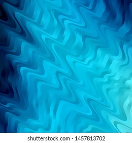 Light BLUE vector background with bows. Colorful illustration in circular style with lines. Design for your business promotion.