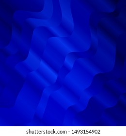 Light BLUE vector background with bows. Illustration in halftone style with gradient curves. Pattern for booklets, leaflets.