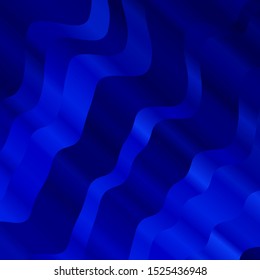 Light BLUE vector background with bows. Illustration in halftone style with gradient curves. Pattern for booklets, leaflets.