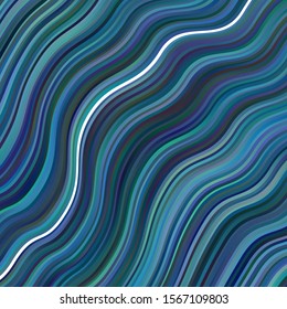 Light BLUE vector background with bows. Illustration in abstract style with gradient curved.  Design for your business promotion.