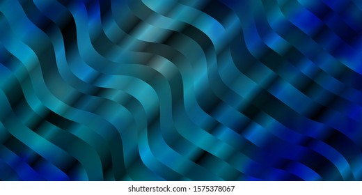 Light BLUE vector background with bows. Gradient illustration in simple style with bows. Pattern for commercials, ads.