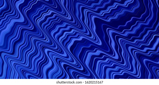 Light BLUE vector background with bows. Colorful illustration, which consists of curves. Design for your business promotion.